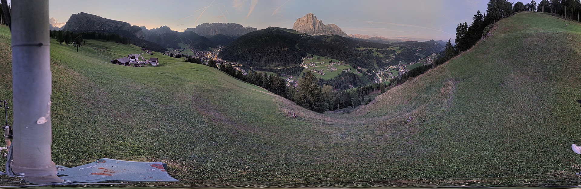 Archiv Foto Webcam Panorama über Wolkenstein