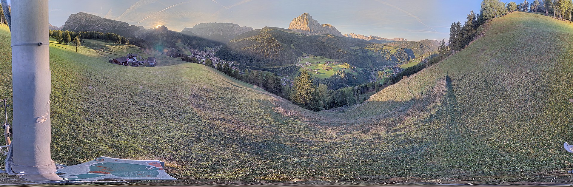 Archiv Foto Webcam Panorama über Wolkenstein
