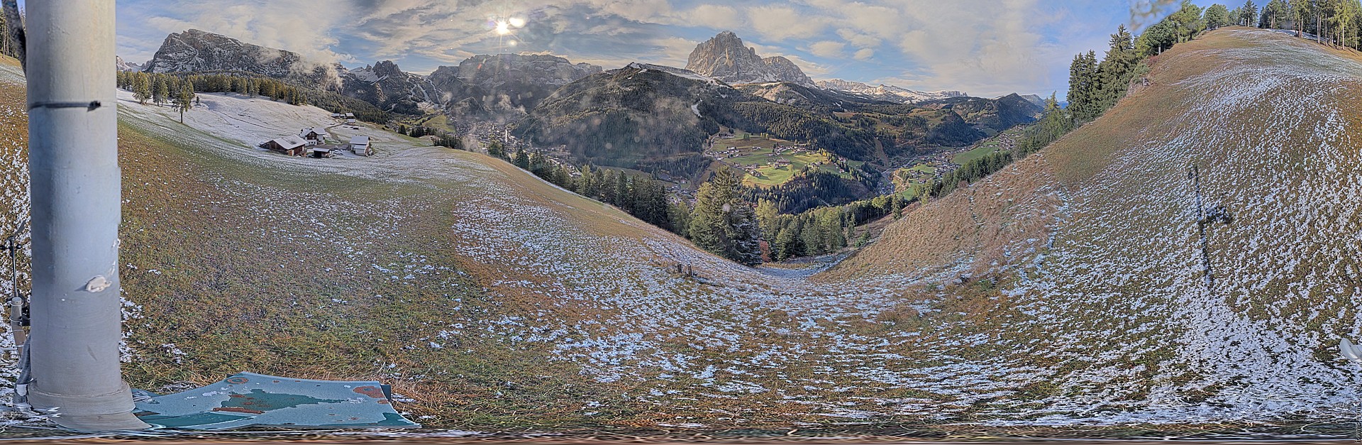Archiv Foto Webcam Panorama über Wolkenstein