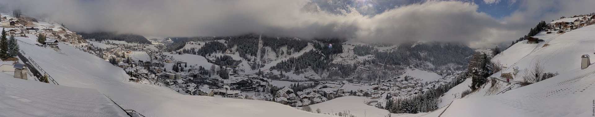 Archived image Webcam Panoramic view of St. Christina