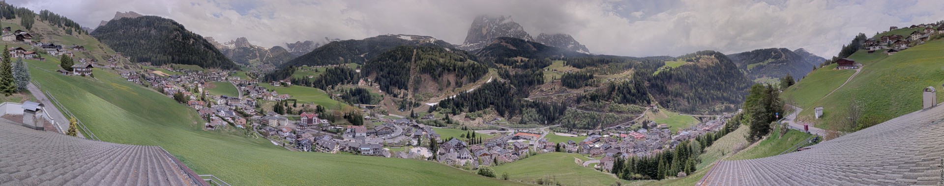 Archived image Webcam Panoramic view of St. Christina