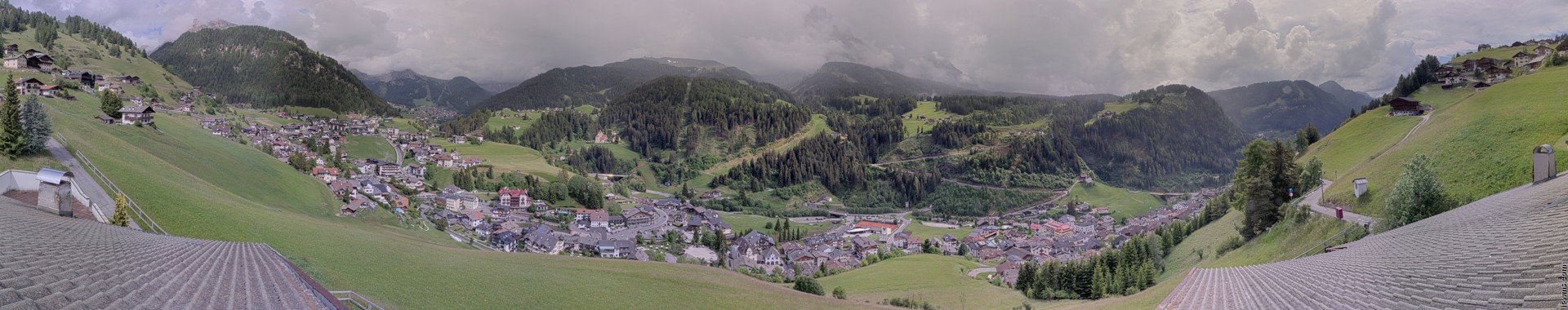 Archived image Webcam Panoramic view of St. Christina