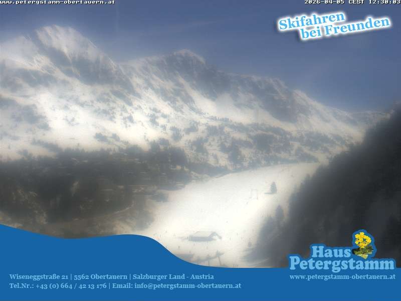 Archived image Webcam Apartement House Petergstamm in Obertauern