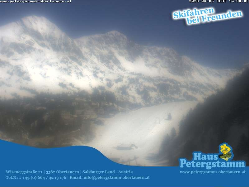 Archived image Webcam Apartement House Petergstamm in Obertauern