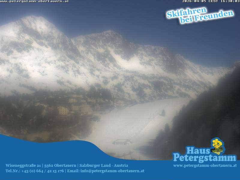 Archived image Webcam Apartement House Petergstamm in Obertauern