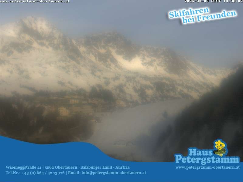Archived image Webcam Apartement House Petergstamm in Obertauern