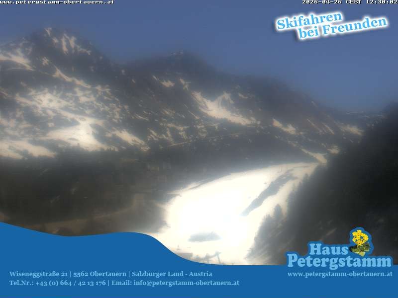 Archived image Webcam Apartement House Petergstamm in Obertauern