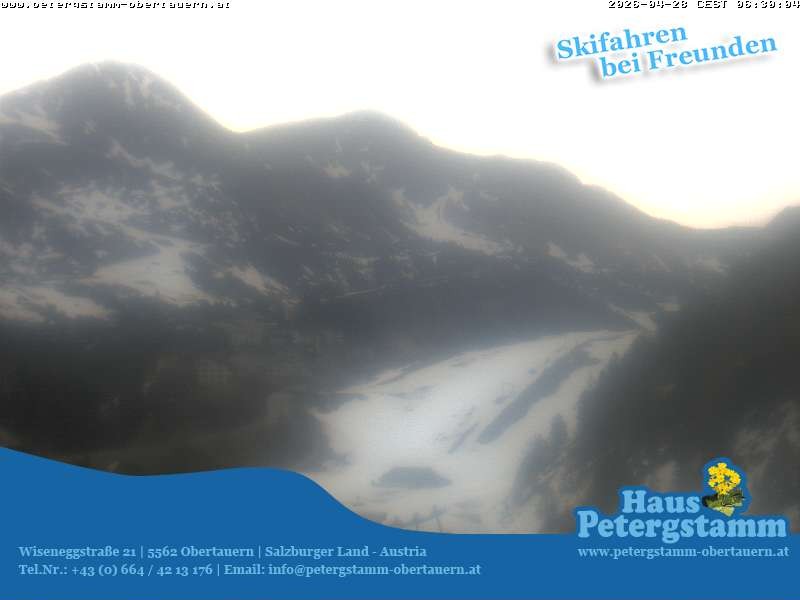 Archived image Webcam Apartement House Petergstamm in Obertauern