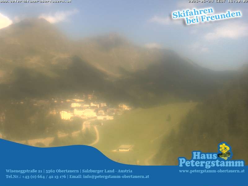 Archived image Webcam Apartement House Petergstamm in Obertauern