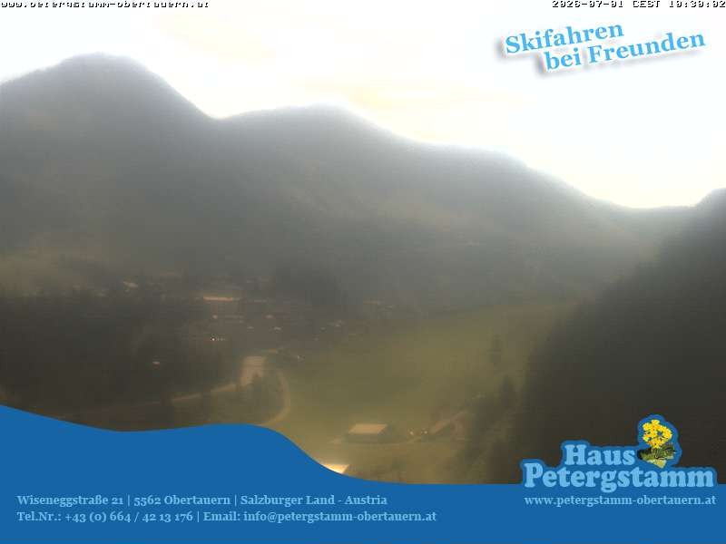 Archived image Webcam Apartement House Petergstamm in Obertauern