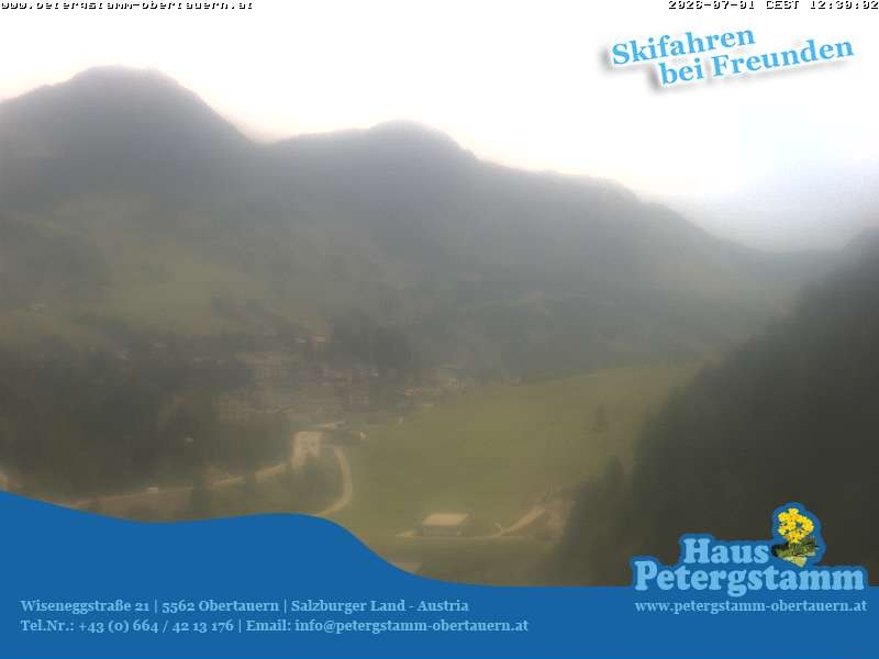Archived image Webcam Apartement House Petergstamm in Obertauern
