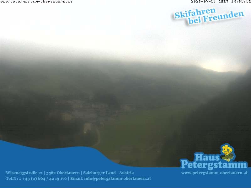 Archived image Webcam Apartement House Petergstamm in Obertauern