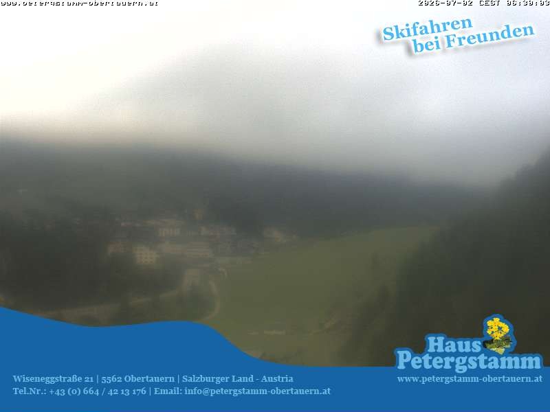 Archived image Webcam Apartement House Petergstamm in Obertauern
