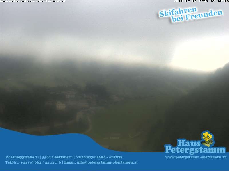 Archived image Webcam Apartement House Petergstamm in Obertauern