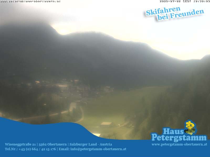 Archived image Webcam Apartement House Petergstamm in Obertauern