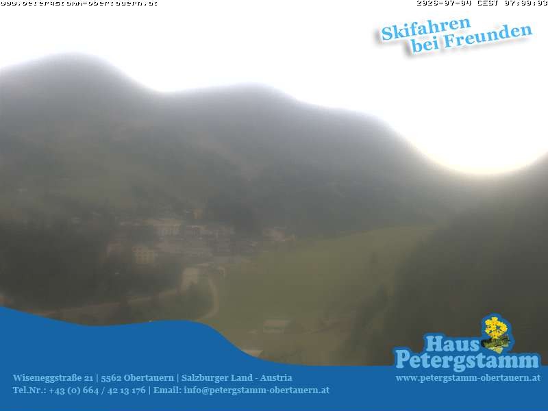 Archived image Webcam Apartement House Petergstamm in Obertauern