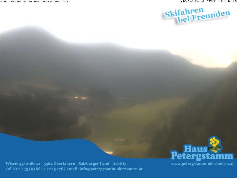 Archived image Webcam Apartement House Petergstamm in Obertauern