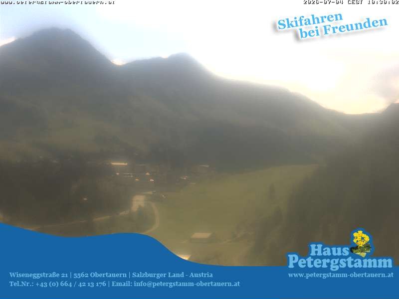Archived image Webcam Apartement House Petergstamm in Obertauern