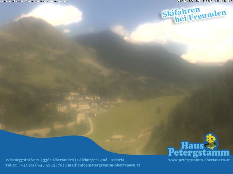 Archived image Webcam Apartement House Petergstamm in Obertauern