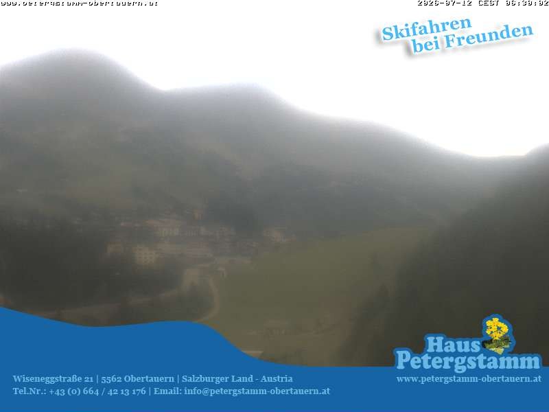 Archived image Webcam Apartement House Petergstamm in Obertauern