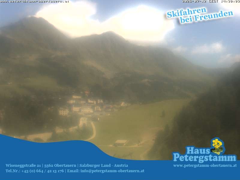 Archived image Webcam Apartement House Petergstamm in Obertauern