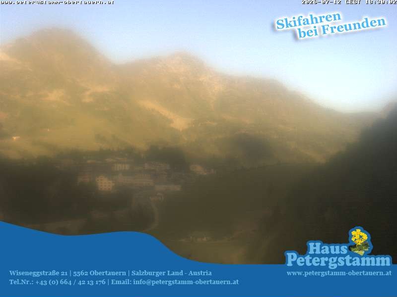 Archived image Webcam Apartement House Petergstamm in Obertauern