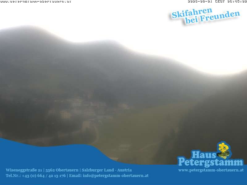 Archived image Webcam Apartement House Petergstamm in Obertauern