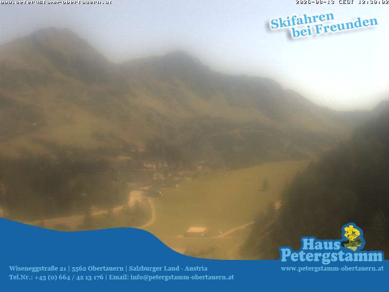 Archived image Webcam Apartement House Petergstamm in Obertauern