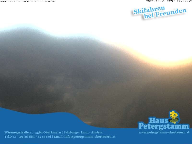 Archived image Webcam Apartement House Petergstamm in Obertauern