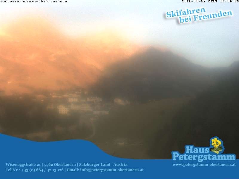 Archived image Webcam Apartement House Petergstamm in Obertauern