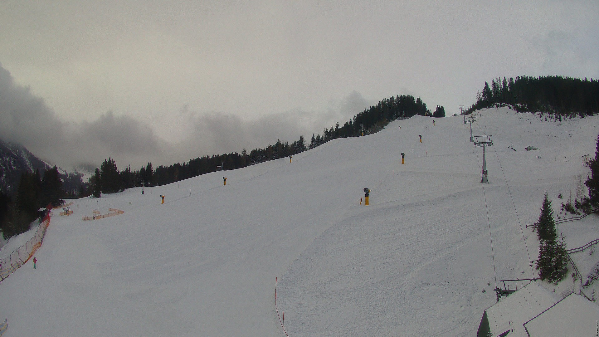 Archiv Foto Webcam Nassfeld: Blick Sonnleitn