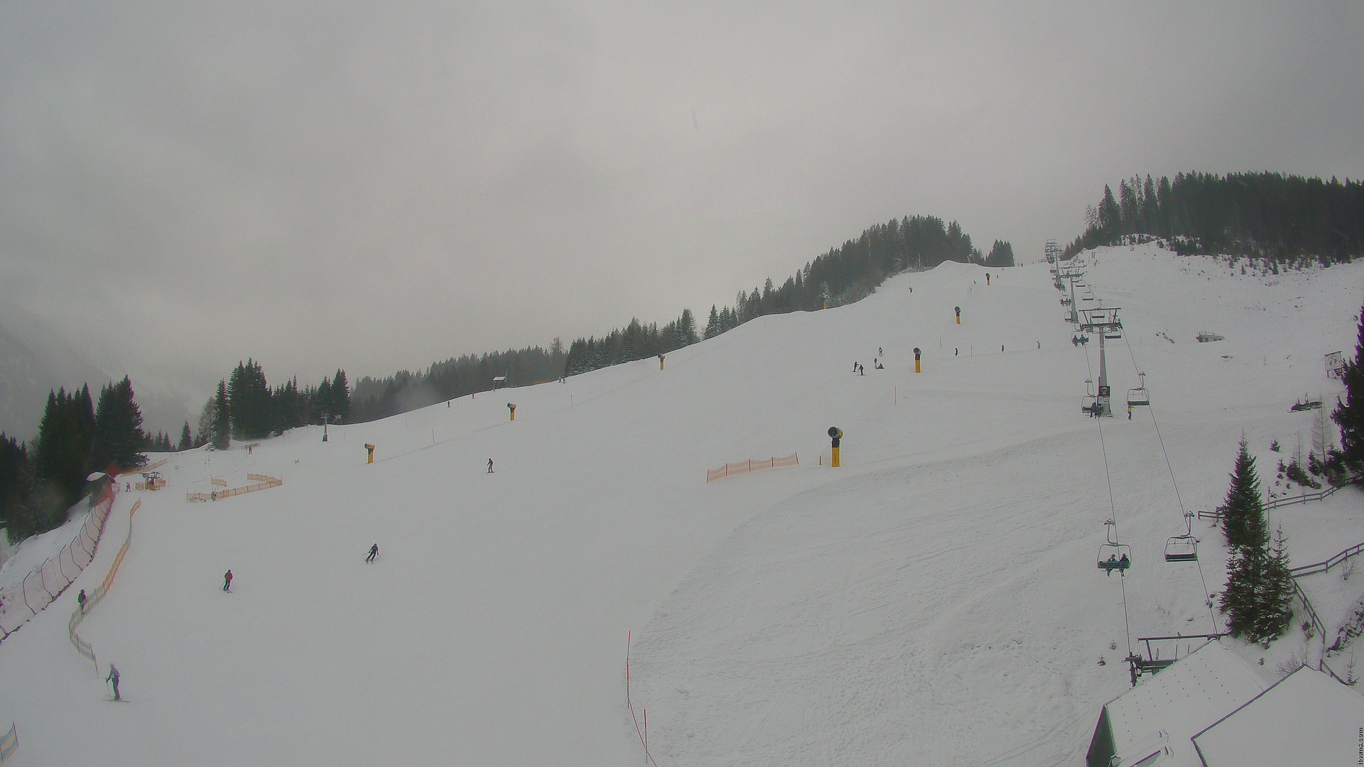 Archiv Foto Webcam Nassfeld: Blick Sonnleitn