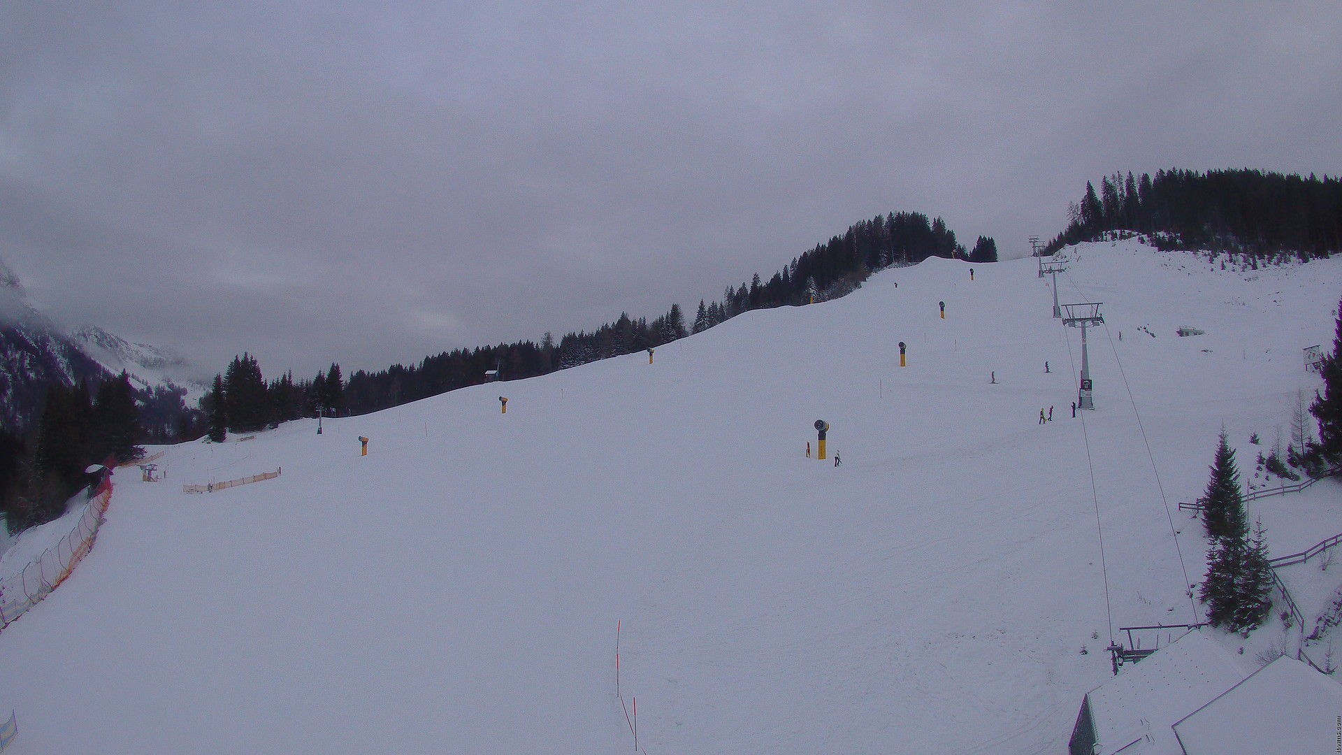 Archiv Foto Webcam Nassfeld: Blick Sonnleitn