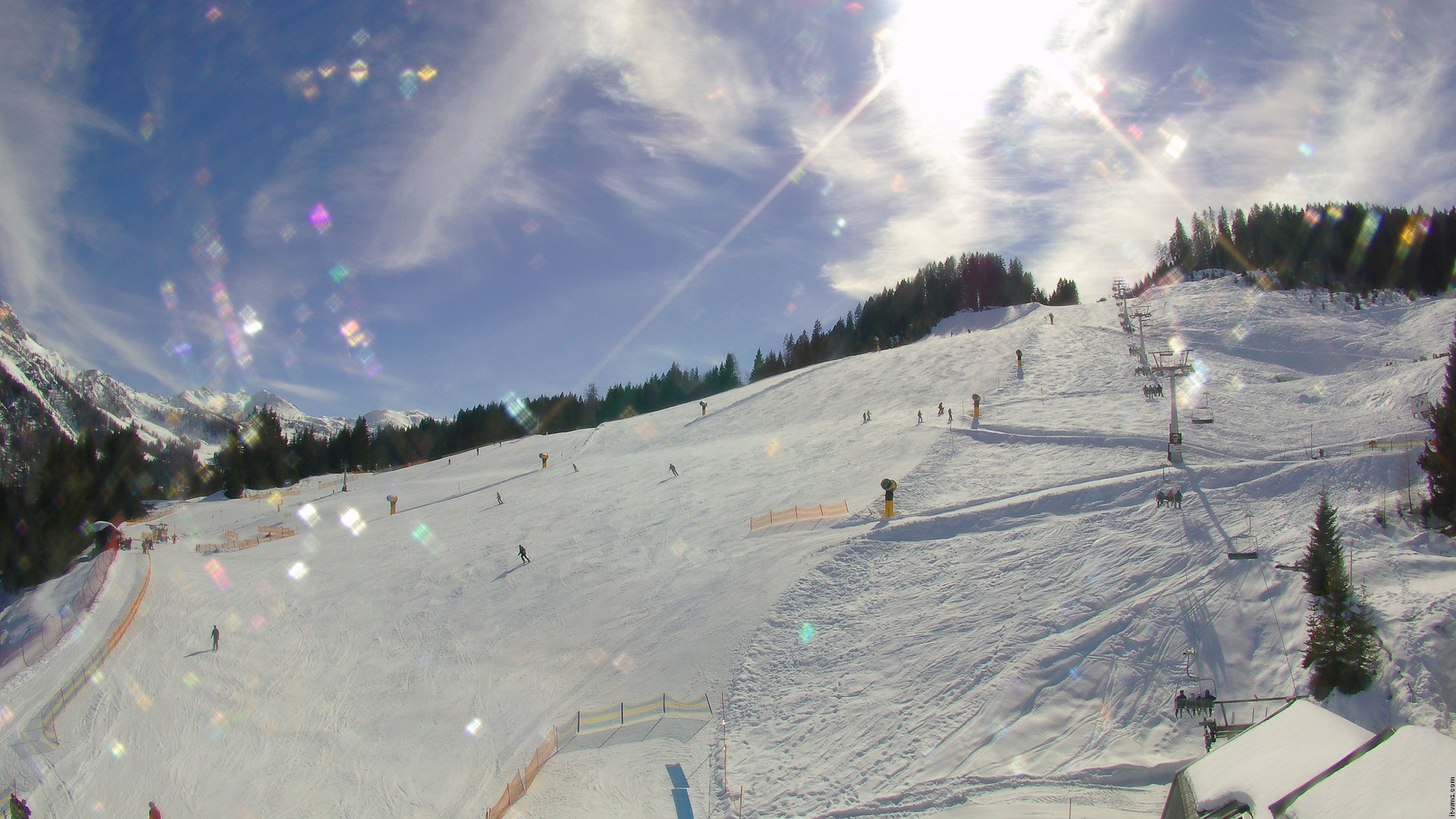 Archived image Webcam Nassfeld: View Sonnleitn