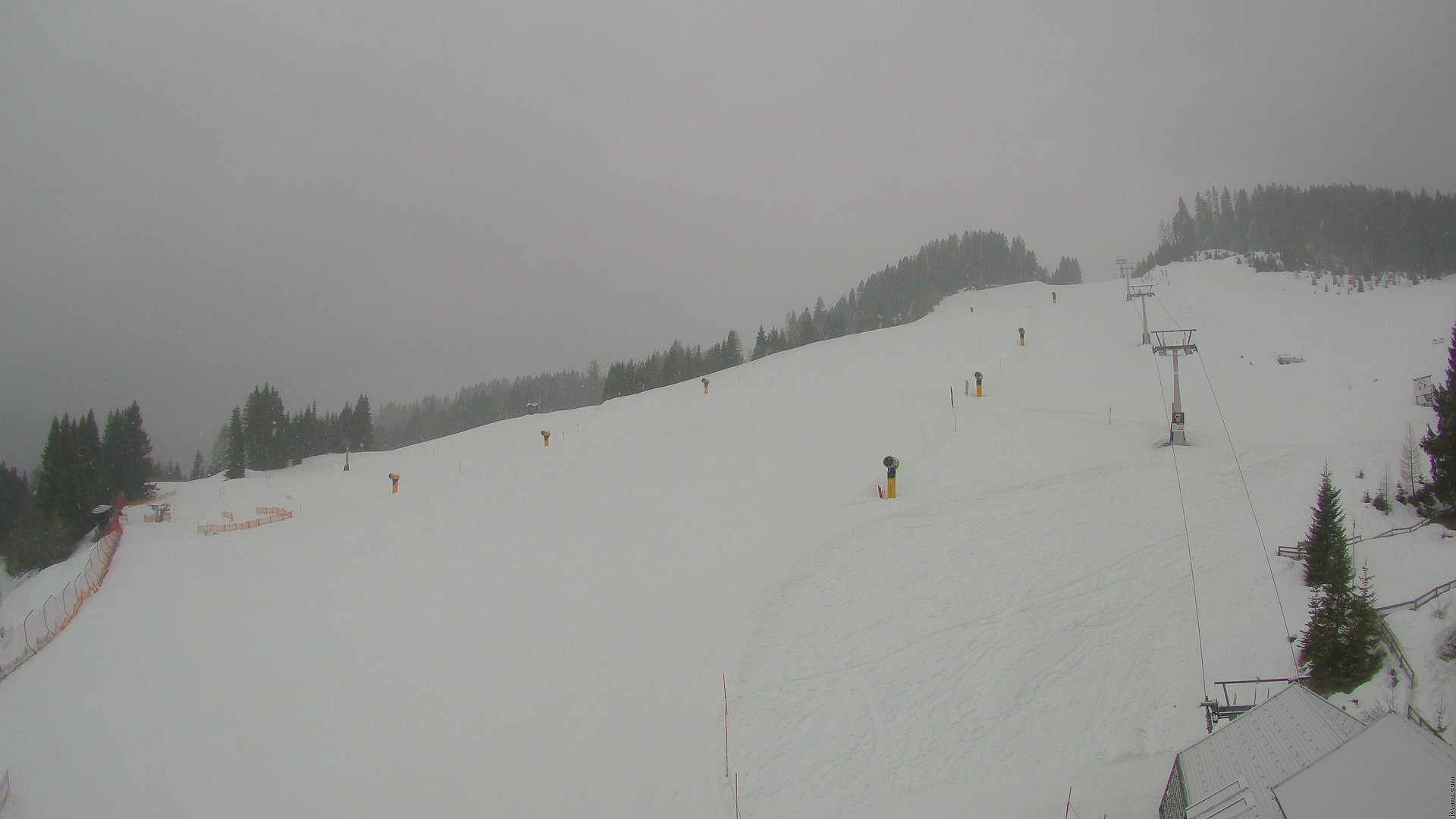 Archiv Foto Webcam Nassfeld: Blick Sonnleitn