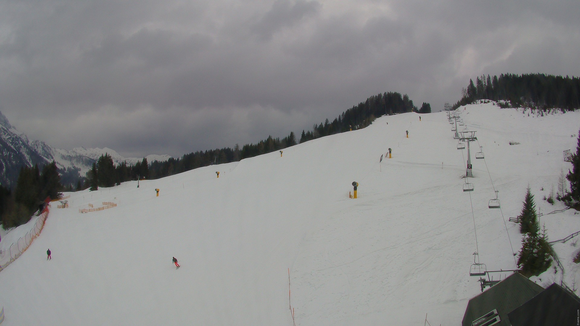 Archiv Foto Webcam Nassfeld: Blick Sonnleitn