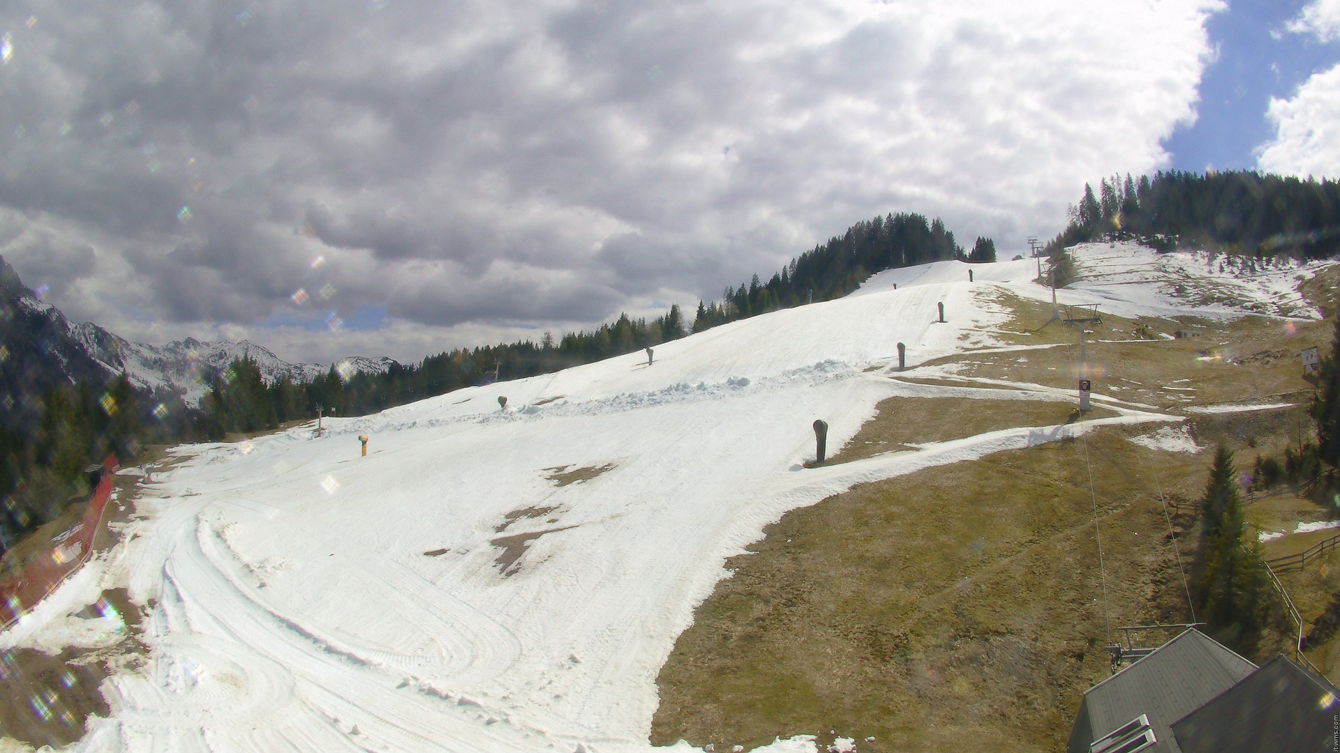 Archiv Foto Webcam Nassfeld: Blick Sonnleitn