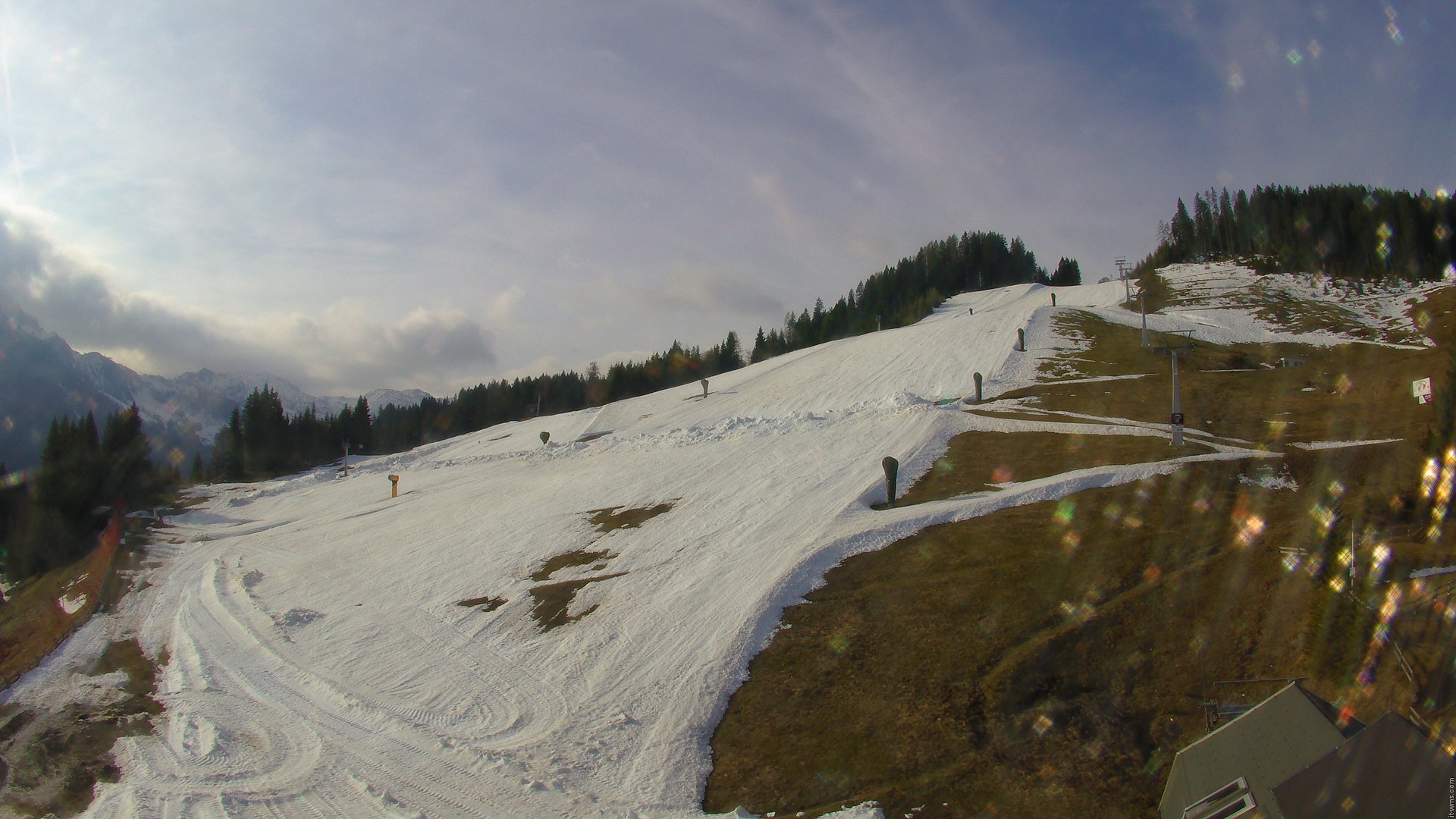 Archiv Foto Webcam Nassfeld: Blick Sonnleitn