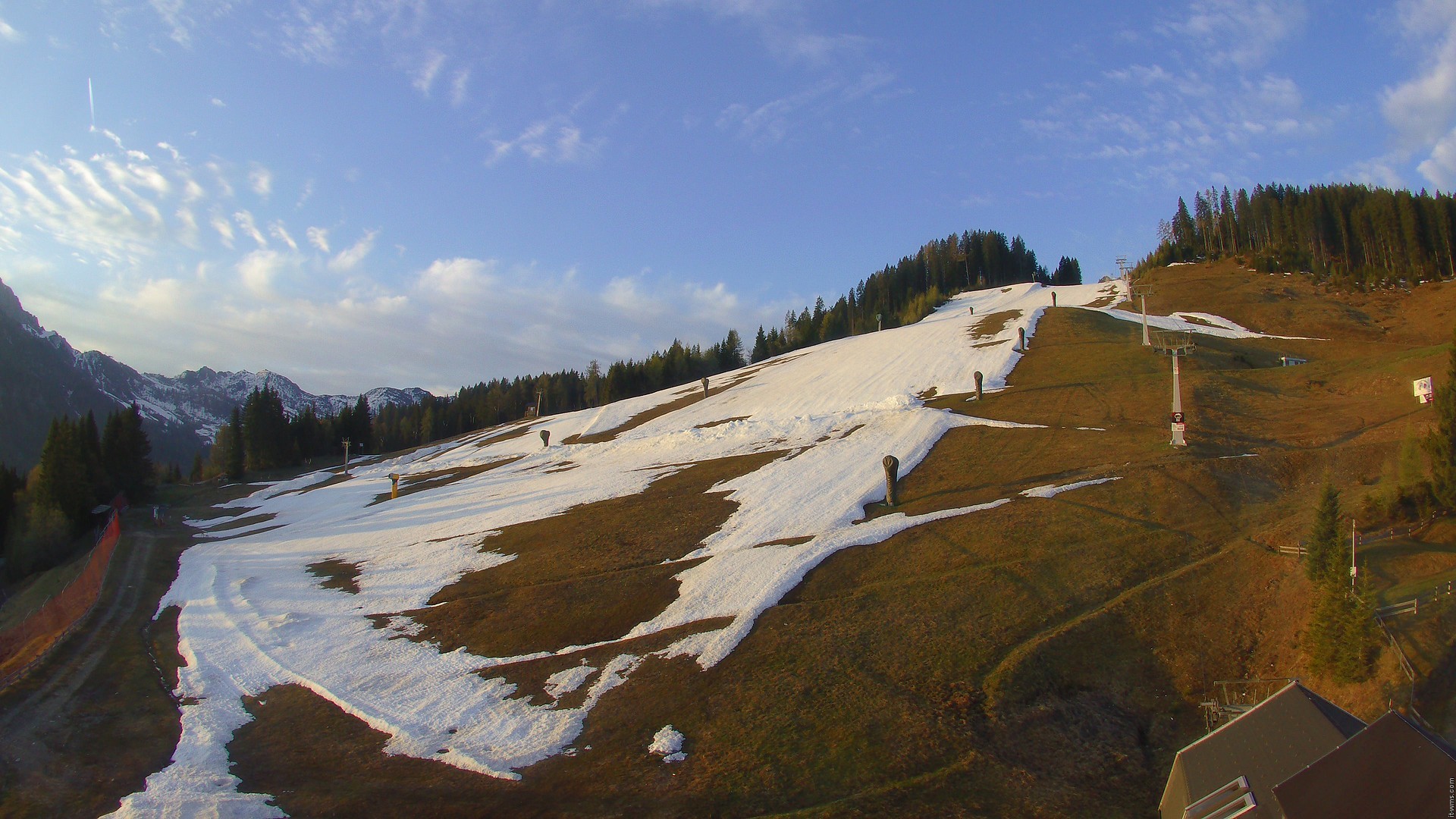 Archiv Foto Webcam Nassfeld: Blick Sonnleitn