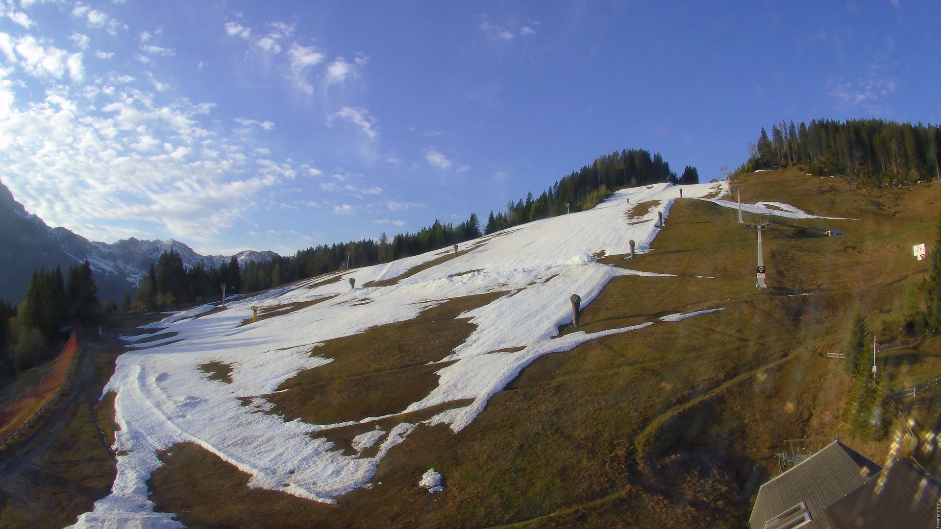 Archiv Foto Webcam Nassfeld: Blick Sonnleitn