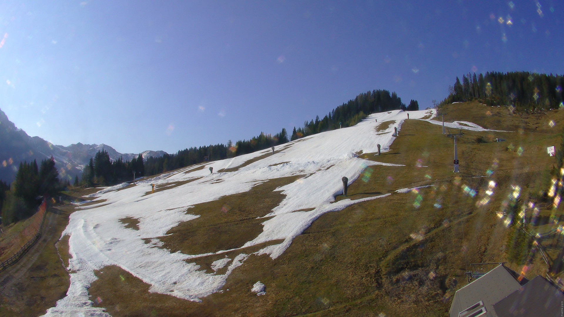 Archiv Foto Webcam Nassfeld: Blick Sonnleitn