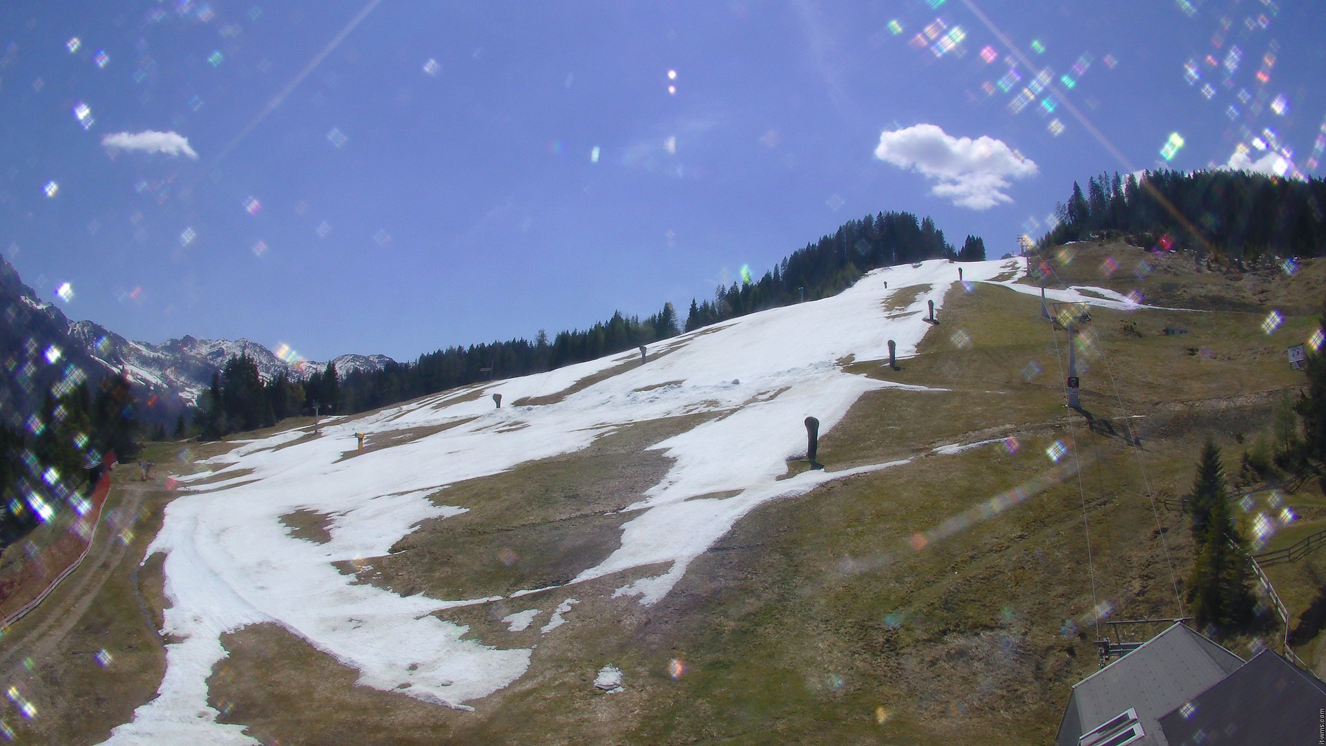 Archiv Foto Webcam Nassfeld: Blick Sonnleitn