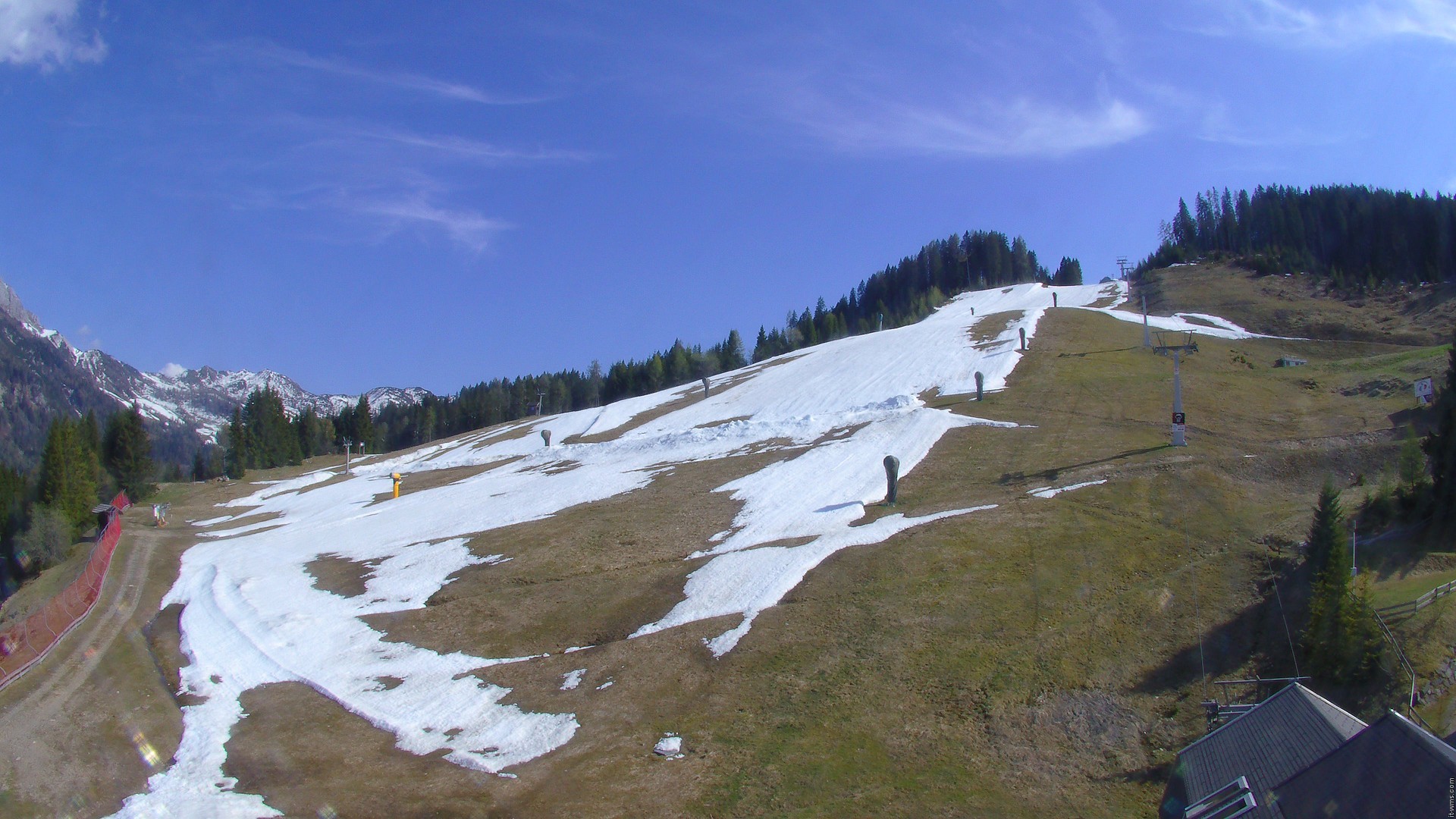 Archiv Foto Webcam Nassfeld: Blick Sonnleitn