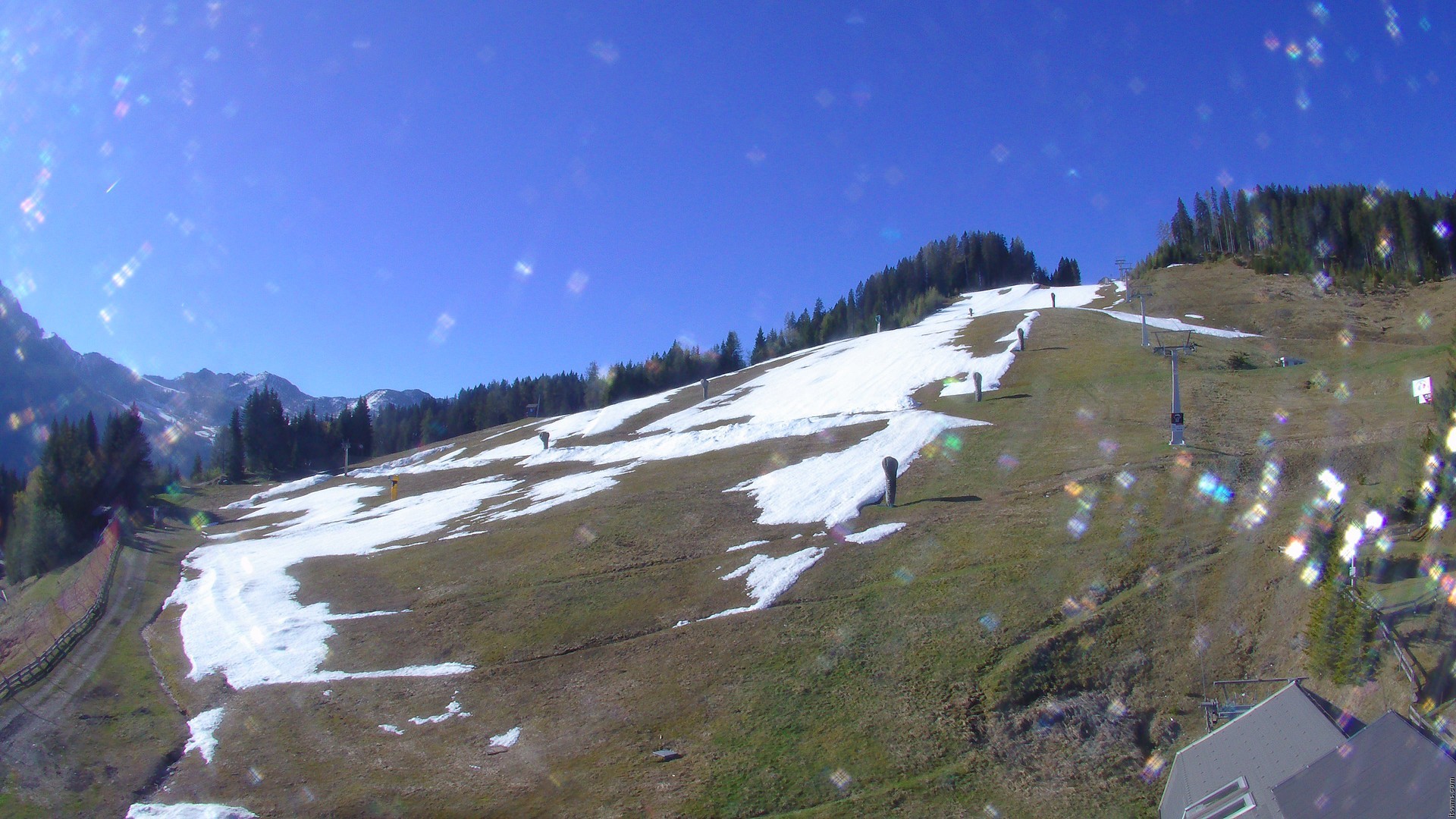 Archiv Foto Webcam Nassfeld: Blick Sonnleitn
