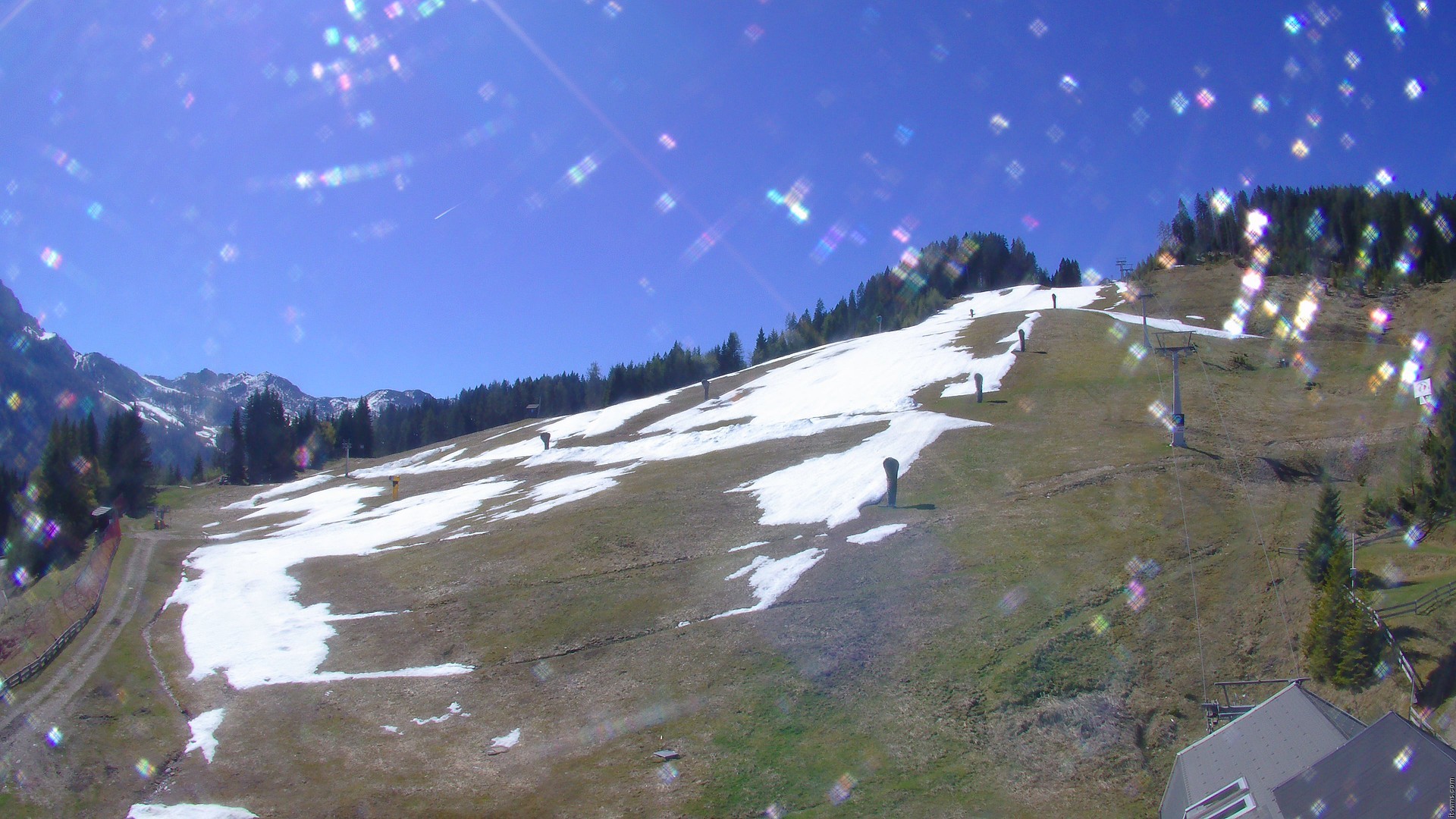 Archiv Foto Webcam Nassfeld: Blick Sonnleitn