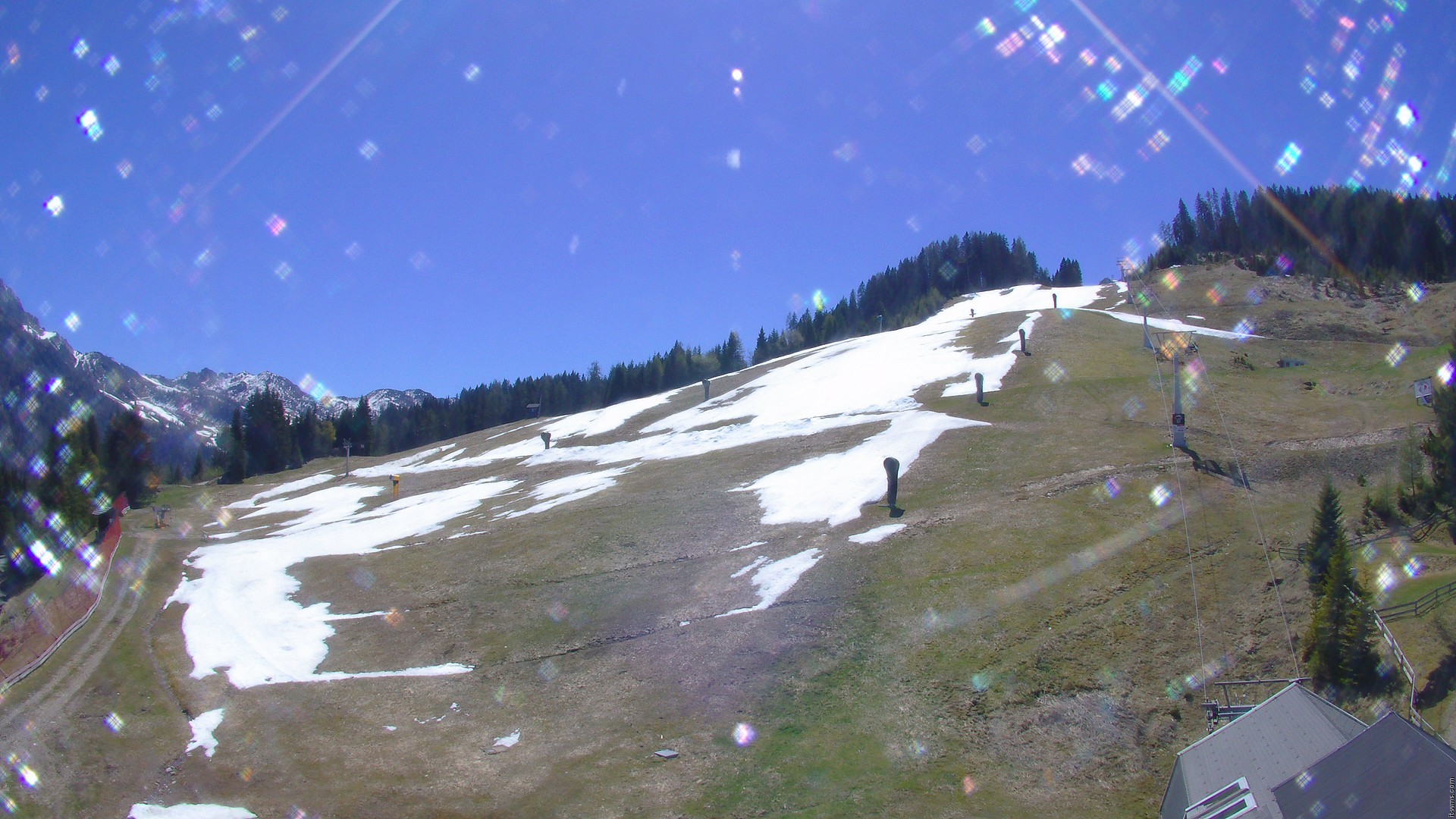 Archiv Foto Webcam Nassfeld: Blick Sonnleitn