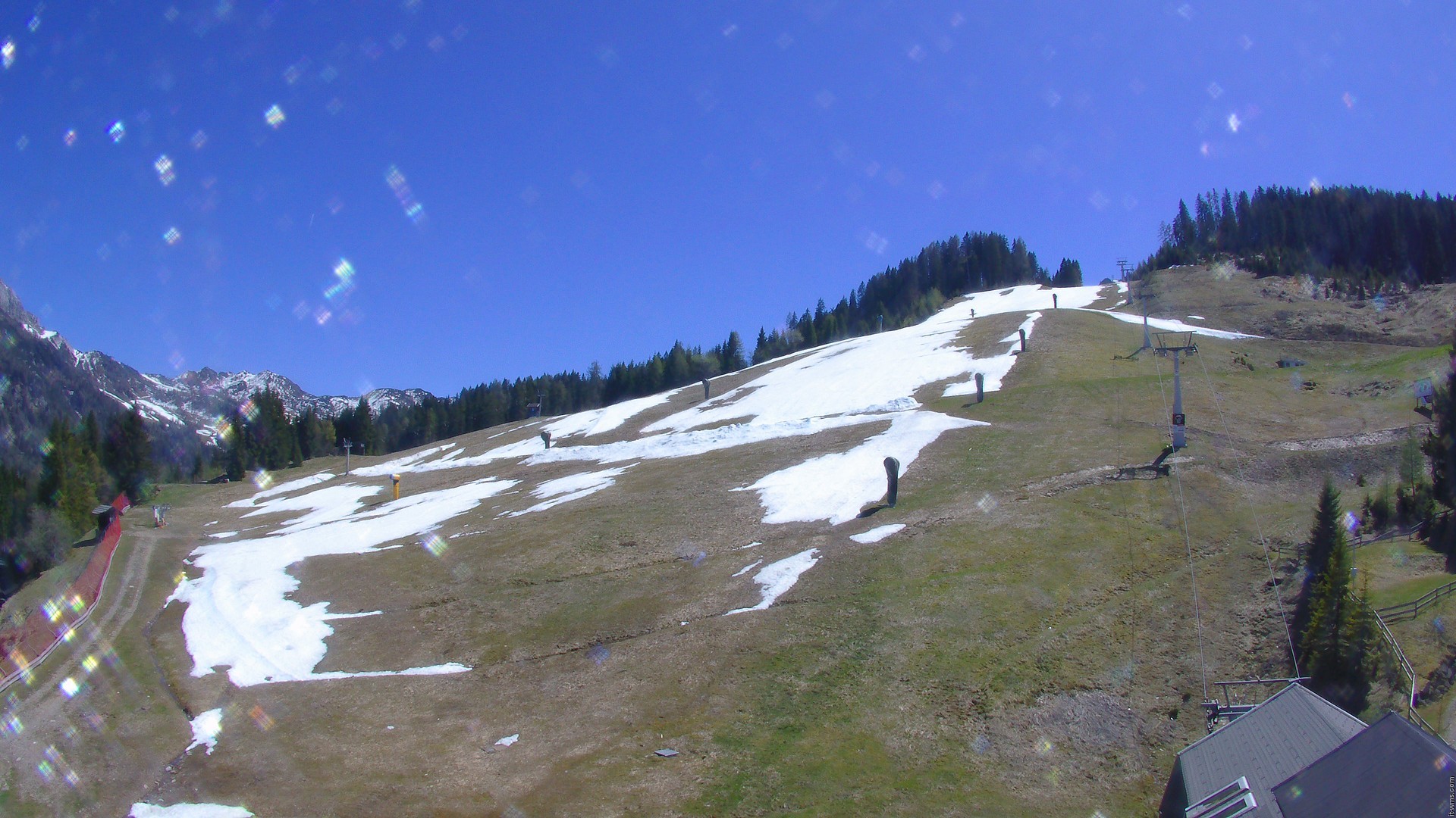 Archiv Foto Webcam Nassfeld: Blick Sonnleitn