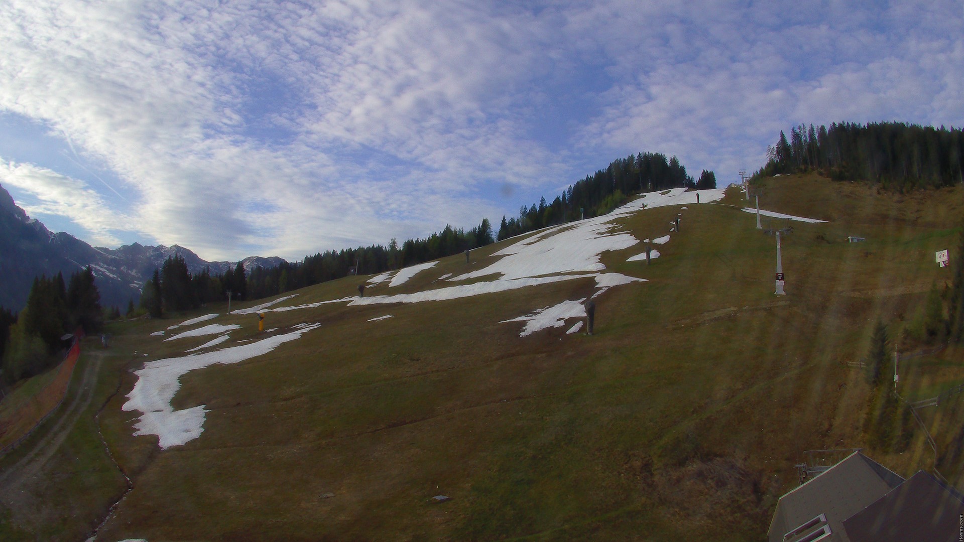 Archiv Foto Webcam Nassfeld: Blick Sonnleitn