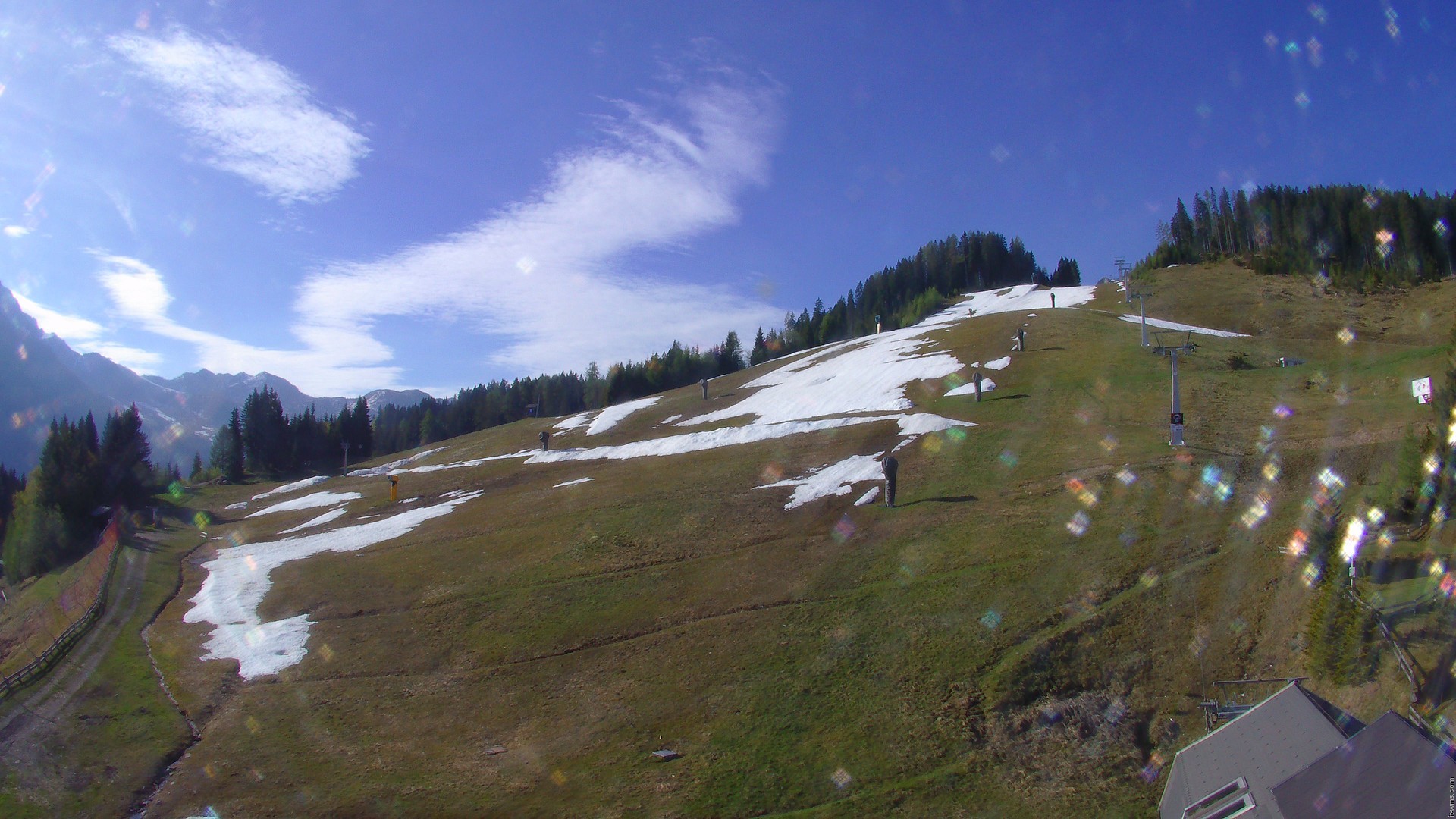 Archiv Foto Webcam Nassfeld: Blick Sonnleitn
