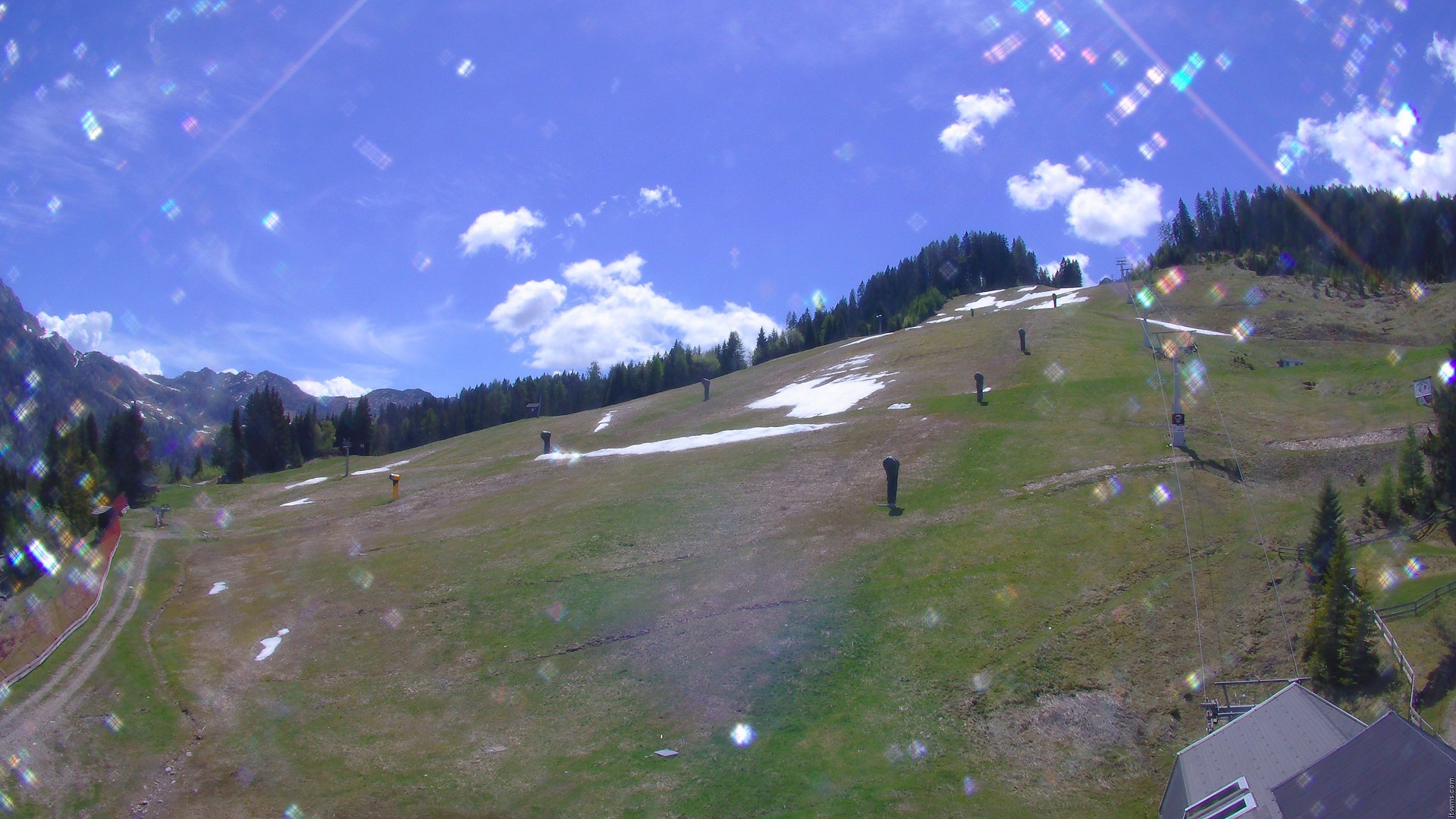 Archiv Foto Webcam Nassfeld: Blick Sonnleitn